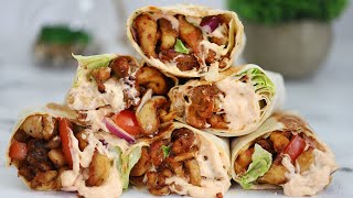 TASTIEST CHICKEN WRAP PERFECT CHICKEN WRAP [upl. by Portingale]