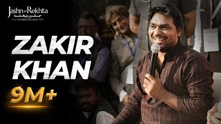 Zakir Khan  JashneRekhta 2017 [upl. by Attekahs]