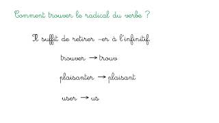 Conjugaison CM2  le présent des verbes du 1er groupe [upl. by Worrell]