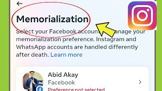 Instagram amp Facebook Memorialisation Settings [upl. by Animsaj749]