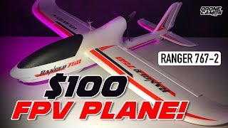 100 FPV PLANE  VolantexRC Ranger 7672  750 RTF Plane  REVIEW amp FLIGHTS [upl. by Arocet993]