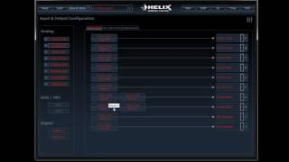 Helix DSP Setting Inputs Outputs and Xovers [upl. by Sivahc323]