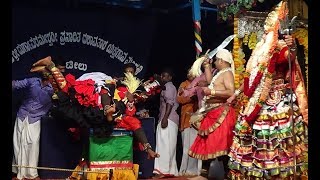 Yakshagana  Shri Devi mahatme  25  Manya as Rakthabeejasura [upl. by Pengelly159]