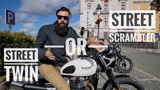 2019 Triumph Street Twin  Street Scrambler Review [upl. by Nosral]