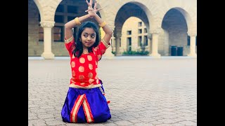 Shape Of You  Carnatic  Indian Raga  Kids Dance  Rhianna Sarath  Dance Cover [upl. by Mcgean]