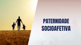 Paternidade socioafetiva [upl. by Lombardo43]