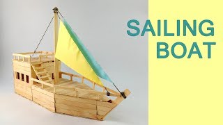 DIY a Boat  From Popsicle Sticks [upl. by Cassell]