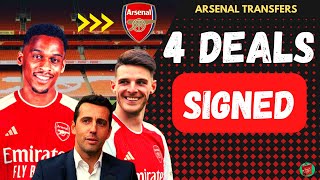 ARSENAL COMPLETE 4 SIGNINGS IN 1 DAY  Latest Transfer News [upl. by Kirstin]