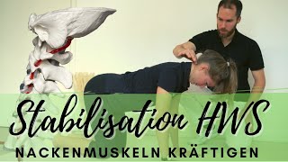 Stabilisation HWS  Kräftigung der Nackenmuskulatur [upl. by Ahsiekrats919]