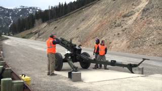 WYDOT tests new M101 Howitzer [upl. by Meer]