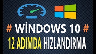 Windows 10 Hızlandırma Gereksiz uygulamaları kapatma [upl. by Anirehtak63]