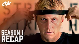 Cobra Kai Season 1 Recap Ralph Macchio William Zabka [upl. by Aleta]