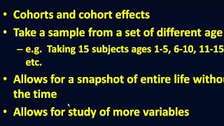 Longitudinal v Crosssectional Studies [upl. by Pessa]