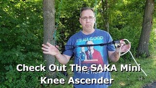 Tree Climbing Gear SAKA Mini Knee Ascender Review [upl. by Tessil14]