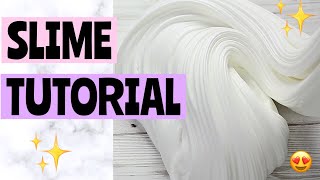 HOW TO MAKE SLIME Simple amp Easy Slime Recipe  2 Minute Easy Slime Tutorial Glue and Borax Slime [upl. by Rempe]