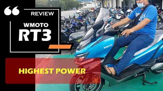 Review  WMoto RT3 250cc subtitle Comparison with MODENAS ELEGAN SYM CRUiSYM YAMAHA XMAX FORZA [upl. by Tamera]