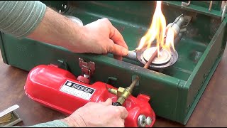 How to Operate a Coleman Camp Stove [upl. by Aicilaanna880]