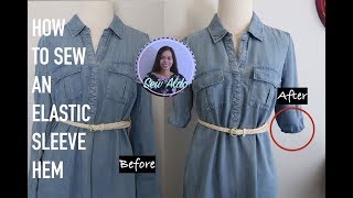 DIY EASY 5 MINUTES SLEEVES ALTERATIONS  SEWING FOR BEGINNERS [upl. by Ennovoj]