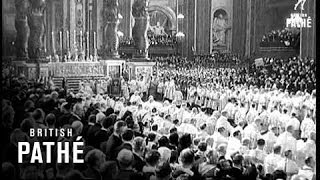 Pope John Crowned 1958 [upl. by Nickles]