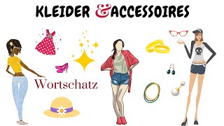 DIE KLEIDUNG  Wortschatz  TEST  Deutsch lernen CLOTHES  Vocabulary  Learn German [upl. by Boorer]