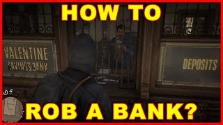 Red Dead Redemption 2 Can You Rob a Bank What You Need to Know [upl. by Boar]