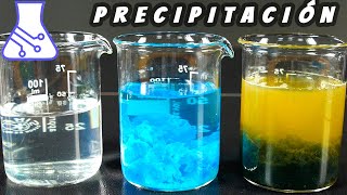 Reacciones de Precipitación Experimento de Química [upl. by Hemingway]