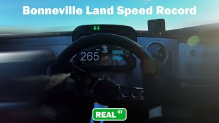 Jay Sets New Land Speed Record at Bonneville Salt Flats  2JZ Powered Roadster 260 mph [upl. by Olly157]