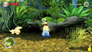 Lego Jurassic World Ankylosaurus Territory FREE ROAM All Collectibles  HTG [upl. by Bibbye]