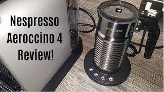 Nespresso Aeroccino 4 Milk Frother Review  Worth upgrading from the Aeroccino 3 [upl. by Schindler]