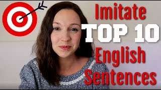 How to Pronounce TOP 10 English Sentences [upl. by Aicilaana741]