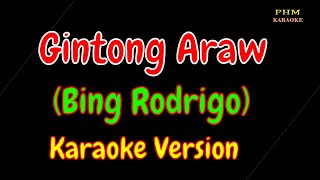 Gintong Araw Karaoke  Bing Rodrigo [upl. by Harod937]