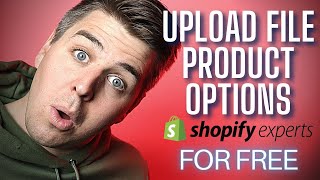 2022 Free Create CUSTOM File Upload PRODUCT OPTIONS on Shopify  Easy StepByStep Tutorial [upl. by Sinnylg389]