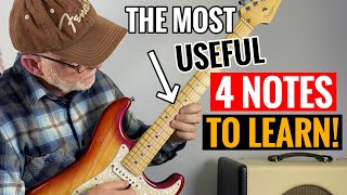 LEAD GUITAR  Best 4 Notes To Learn [upl. by Ahsiled]