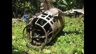 Admiral Yamamotos G4M1 Betty Bomber Wreckage on Bougainville 2018 [upl. by Ahsekam491]