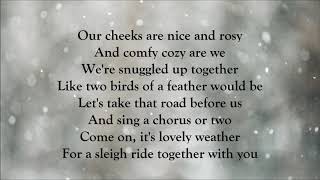 Gwen Stefani  Sleigh Ride LYRICS [upl. by Ainahs]