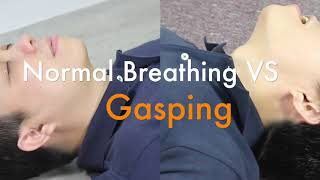 Sudden Cardiac Arrest SCA and Agonal Breathing Gasping [upl. by Mahalia]