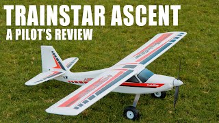 A pilots review of the Volantex TrainStar Ascent 7478 RC airplane [upl. by Elli281]