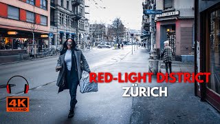 Zürich’s Red Light District  Langstrasse Walking Tour in 4K [upl. by Addis877]