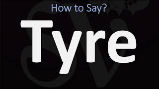 How to Pronounce Tyre BIBLE Lebanon [upl. by Aneerol]