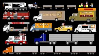 Trucks 10  TheKidsPictureShow [upl. by Ijan]