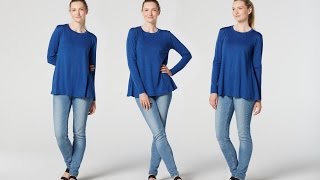 How to Make a Long Sleeve Top  Teach Me Fashion [upl. by Tabber932]