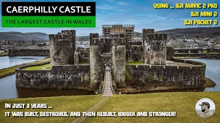 Caerphilly Castle  The Largest in Wales 2nd in Britain [upl. by Nnalatsyrc581]