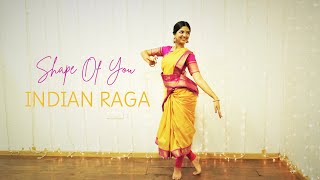 INDIAN RAGA  SHAPE OF YOU  DANCE COVER [upl. by Ebeohp]