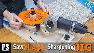 Saw Blades amp Router Bits Sharpening Jig [upl. by Acirrej385]