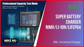 Best Battery Charger Analyzer for NiMH and LiIon Cylindrical Batteries  EBL TCX Pro Charger [upl. by Noiek]