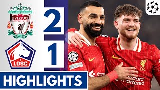 🔴Liverpool vs LOSC Lille 21 Extended HIGHLIGHTS  UEFA Champions League 2425 [upl. by Nonohcle]