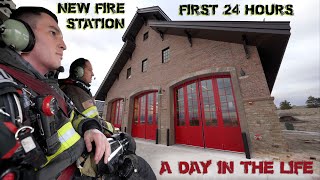 First 24 Hours in a New Fire Station  A Day in the Life [upl. by Enamrahs]