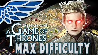 Lannister Max Difficulty  Game of Thrones Digital Board Game [upl. by Ardnasyl]