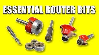 5 Essential Router Bits  Woodworking For Beginners 34 [upl. by Atila520]