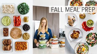 MEAL PREP for FALL  healthy recipes  PDF guide [upl. by Ingunna]